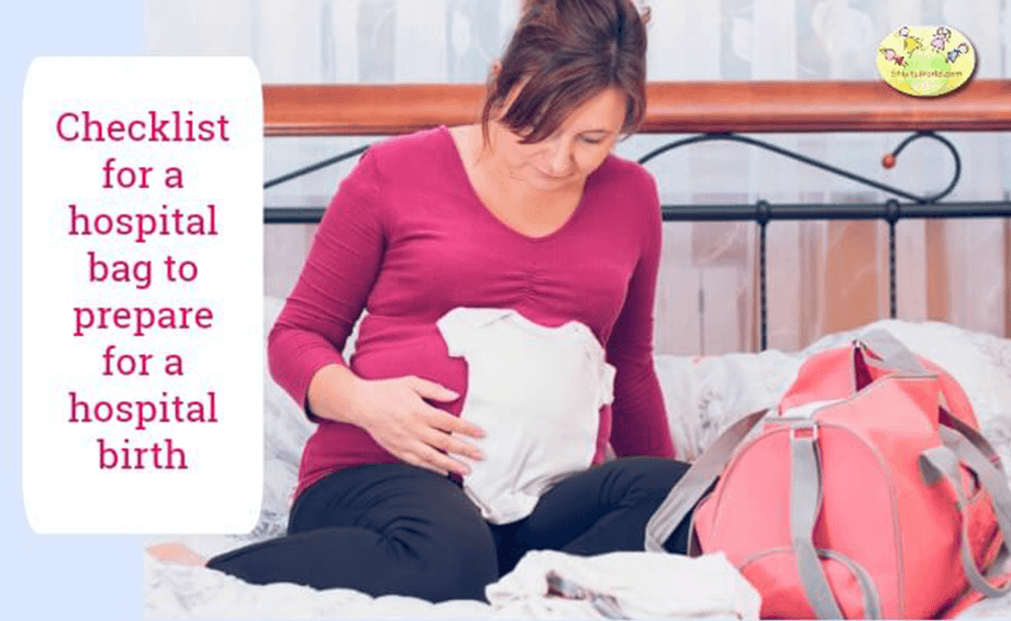 Checklist for a hospital bag to prepare for a hospital birth - Goodknight Blog