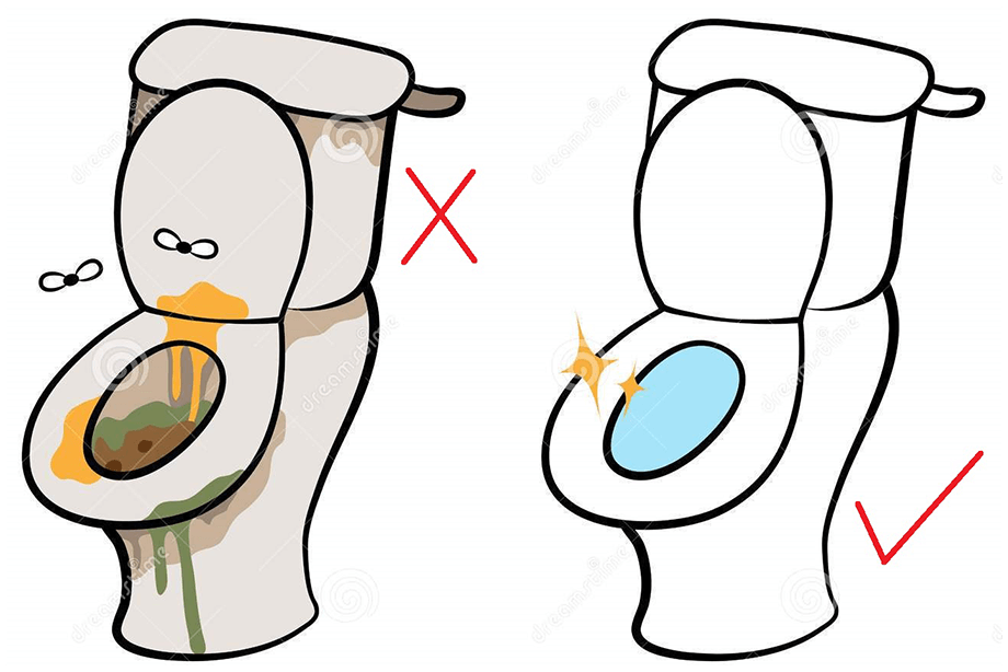 Dirty Toilet Clip Art
